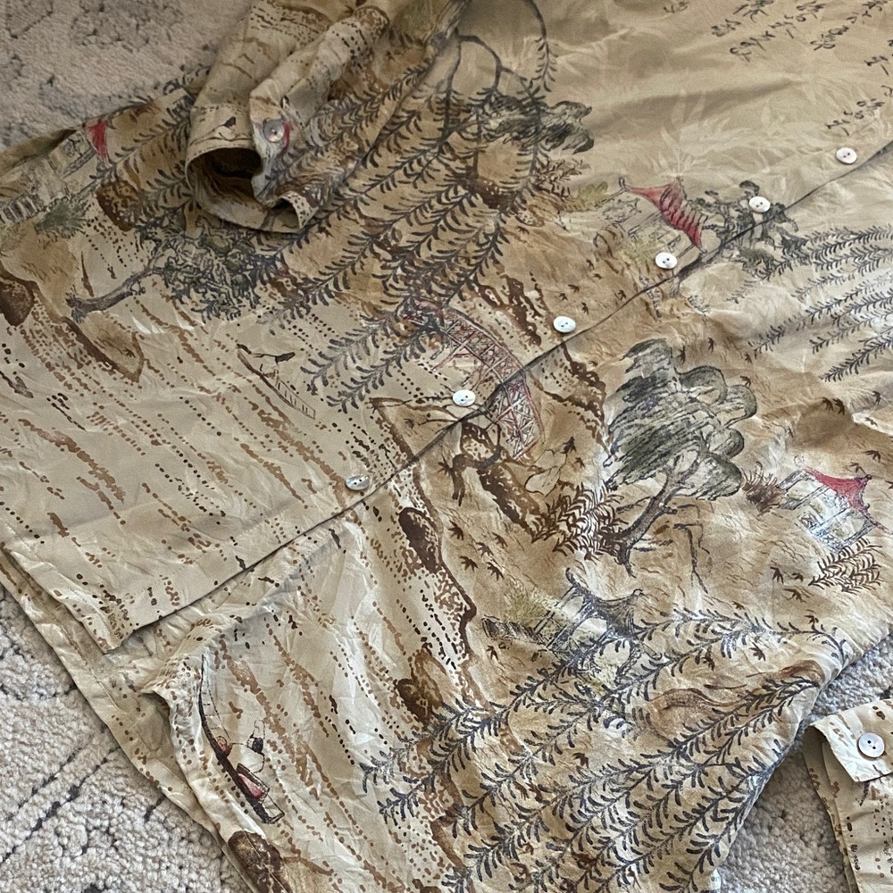 Chicos Silk Button Down Shirt - image 4